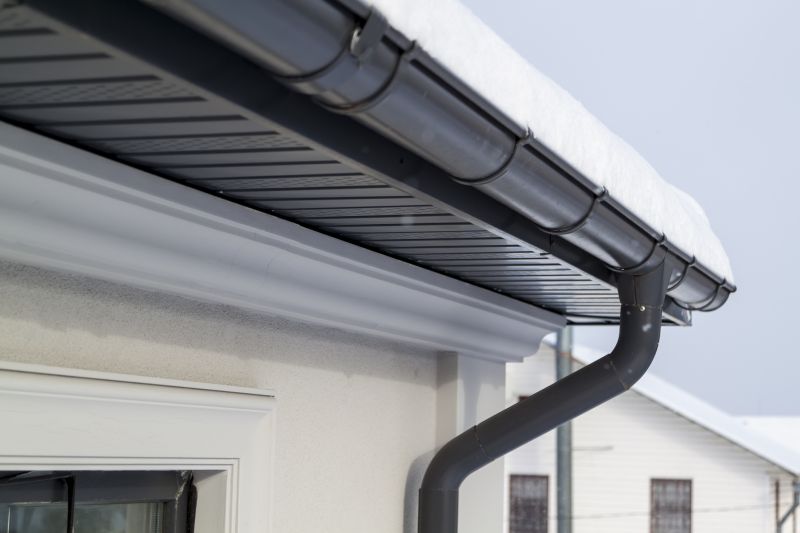 Gutter Installation on Roof Edge